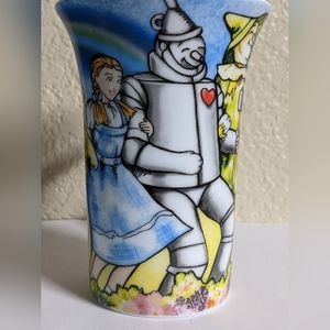 Wizard of Oz Mug Tall Coffee Cup Over the Rainbow Dorothy Yellow Brick Road 2011